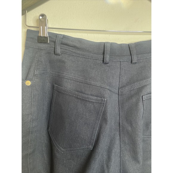 ST. JOHN SPORT MARIE GRAY SIZE 2 BLUE DENIM JEANS STRAIGHT LEGS STRETCHY EUC - Picture 6 of 6
